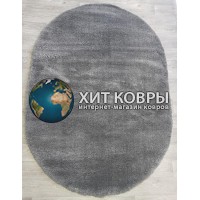 Турецкий ковер Elite Shaggy 0000 Темно-серый овал